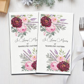 Elegant Calligraphy Peonies Funeral 