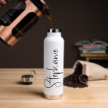 Elegant Calligraphy Script Personalized Name ウォーターボトル<br><div class="desc">Elegant Calligraphy Script Personalized Name Water Bottle features your custom name in elegant calligraphy script. Perfect as personalized gifts for family and friends for Christmas and birthdays or as favors for weddings and events. Add a personalized touch to custom corporate gifts and more. Designed by ©2025 Evco Studio www.zazzle.com/store/evcostudio</div>