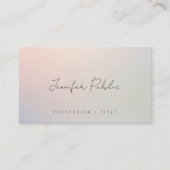 Elegant Calligraphy Script Template Professional 名刺 (正面)