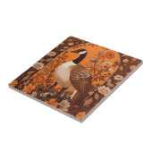 Elegant Canadian Goose William Morris Inspired タイル (側面)