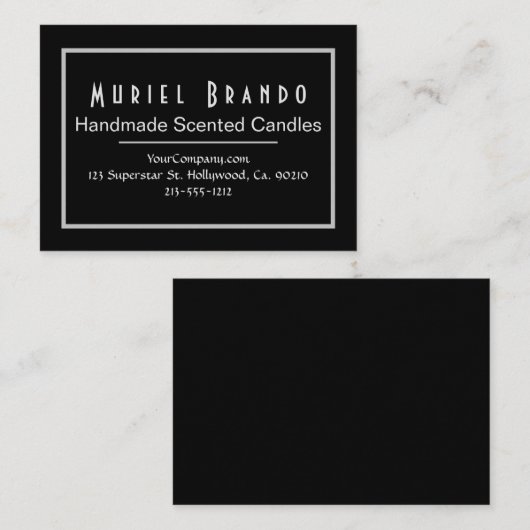 Elegant Candle Company V2 名刺 (正面/裏面)