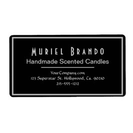 Elegant Candle Company V2 返送先ラベル ラベル