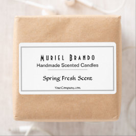 Elegant Candle Company V3 キャンドルジャー ラベル