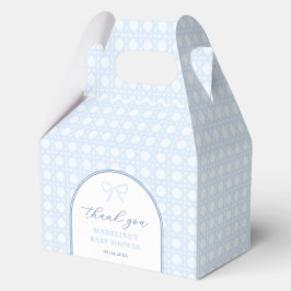 Elegant Cane Blue And White Baby Boy Shower フェイバーボックス