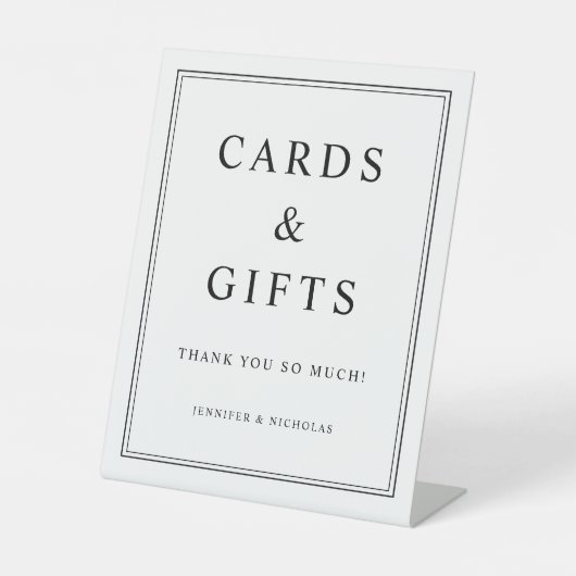 Elegant Cards And Gifts Wedding 台座サイン (正面)