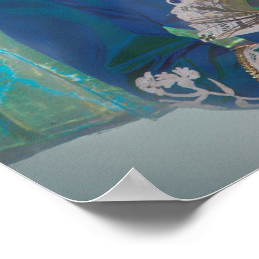 Elegant Carnival Costume, Venice ポスター (角)