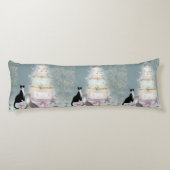 Elegant Cat Celebration Cake ボディピロー (裏面)