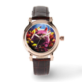 Elegant Cat Watch for Women 腕時計