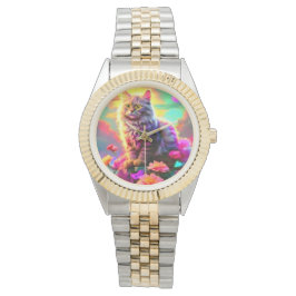Elegant Cat Watch for Women 腕時計