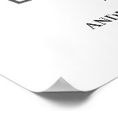 Elegant Celebration of Life Funeral Memorial ポスター (角)