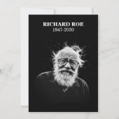 Elegant Celebration of Life Memorial Service  招待状 (裏面)