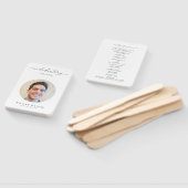 Elegant Celebration Of Life Photo Funeral Memorial ハンドファン (組立なし)