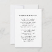 Elegant Celebration of Life Script Photo Funeral (裏面)