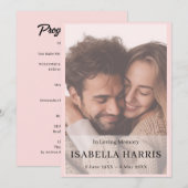 Elegant Celebration of Life Service Design プログラム (正面/裏面)