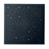 Elegant Celestial Ceramic Tile タイル (正面)
