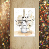 Elegant Champagne and Balloons New Year's Eve ポスター