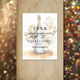 Elegant Champagne and Balloons New Year's Eve ポスター