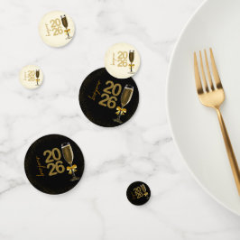 Elegant Champagne New Year Eve コンフェッティ