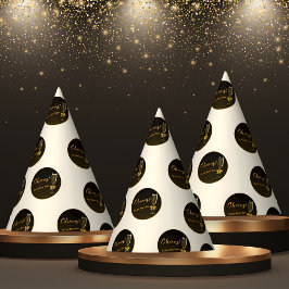 Elegant Champagne New Year Eve Party Hat パーティーハット