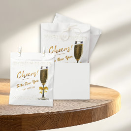 Elegant Champagne New Year's Eve フェイバーバッグ
