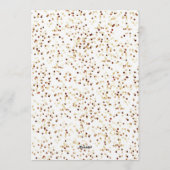 Elegant Champagne New Year's Eve 招待状 (裏面)