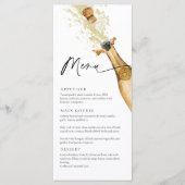 Elegant Champagne Party Menu メニュー (正面)