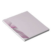 Elegant Chaos Modern Abstract Pink Fractal Art ノートパッド (アングル)