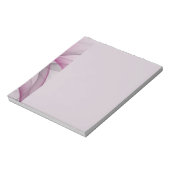 Elegant Chaos Modern Abstract Pink Fractal Art ノートパッド (回転)