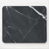 Elegant Charcoal Stone Texture Office Desk マウスパッド (正面)