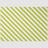 Elegant Chartreuse and White Striped Pattern 薄葉紙 (正面)