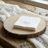 Elegant Cheers to Love Old Money Classic Wedding スタンダードカクテルナプキン