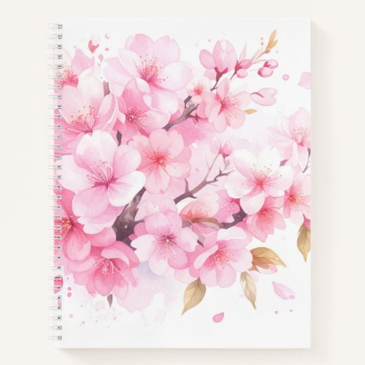 Elegant Cherry Blossom Note ノートブック (正面)