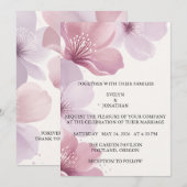 Elegant Cherry Blossom Save the Date セーブザデート (正面/裏面)