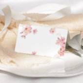 Elegant cherry blossom wedding place cards
