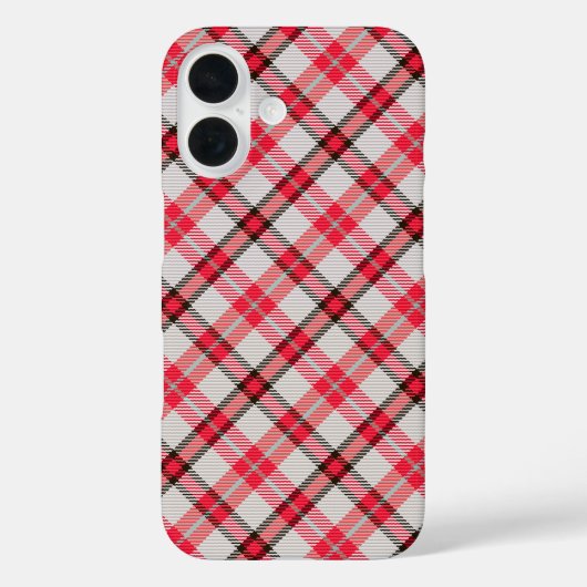 Elegant Cherry Red iPhone 16 Case Case-Mate iPhoneケース (裏面)