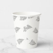 Elegant Chic Botanical Leave Line Art Cup 紙コップ (右)