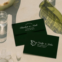 Elegant Chic Emerald Green Old Money Wedding