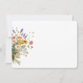 Elegant Chic Floral Note Card ノートカード (裏面)