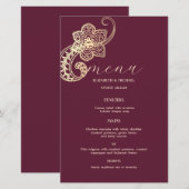 Elegant Chic Gold Paisley (正面/裏面)