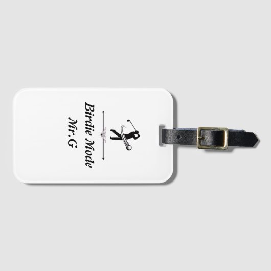 Elegant Chic Golf Luggage Tag gift 2026  ラゲッジタグ (正面横)