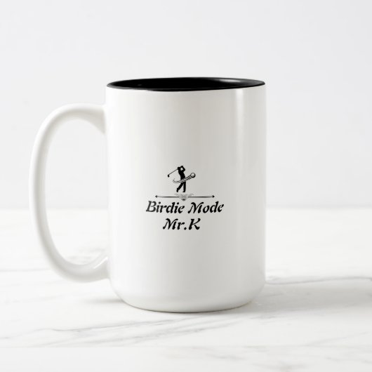 Elegant Chic Golf Two-Tone Coffee Mug gift 2026 ツートーンマグカップ (左)