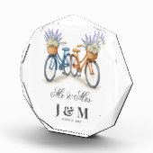 Elegant Chic Keepsake Newlyweds Gift Bride Groom  フォトブロック (右)