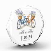 Elegant Chic Keepsake Newlyweds Gift Bride Groom  フォトブロック (左)