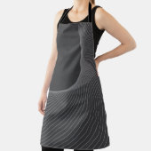 Elegant, chic, simple, modern graphic pattern art エプロン (インサイチュ)