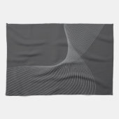 Elegant, chic, simple, modern graphic pattern art キッチンタオル (横)