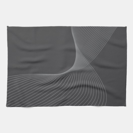 Elegant, chic, simple, modern graphic pattern art キッチンタオル (横)