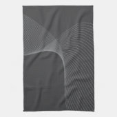 Elegant, chic, simple, modern graphic pattern art キッチンタオル (縦)