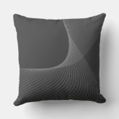 Elegant, chic, simple, modern graphic pattern art クッション (裏面)
