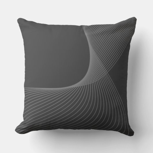 Elegant, chic, simple, modern graphic pattern art クッション (正面)