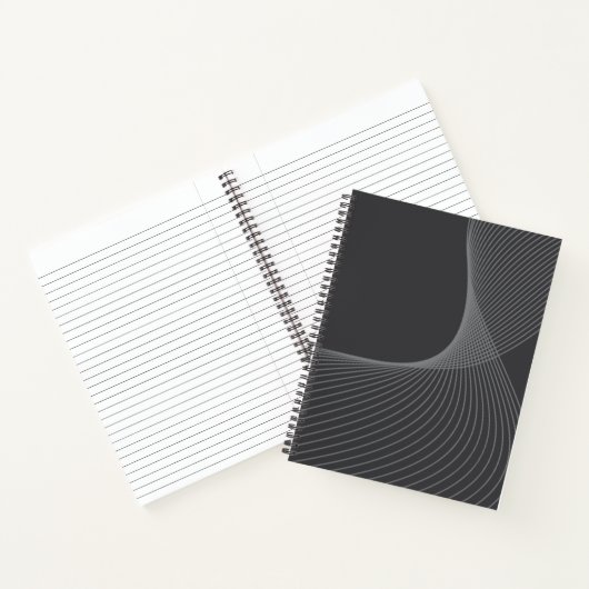 Elegant, chic, simple, modern graphic pattern art ノートブック (内部)